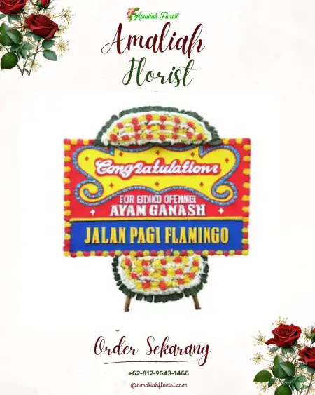 Sewa Papan Bunga Tugu Utara